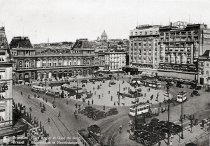 Brussels Place Rogier and Gare du Nord, Sept 1938